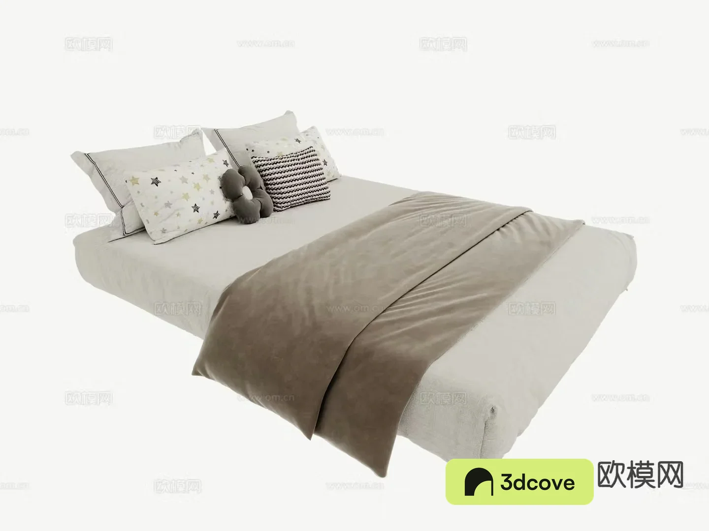 Modern double bed