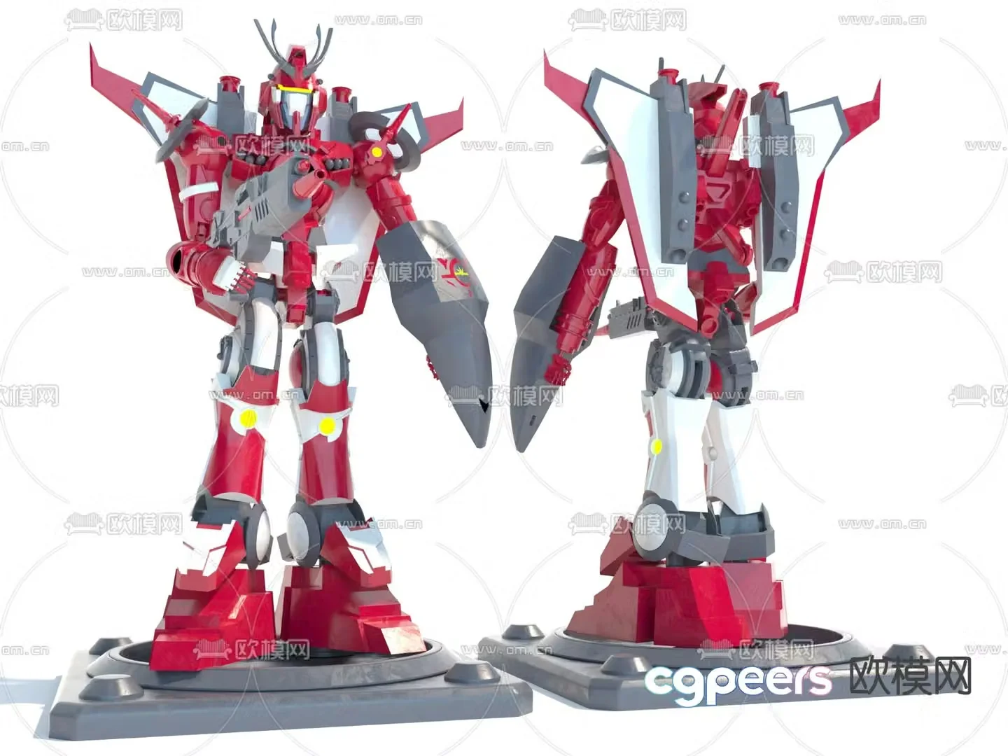 Robot Toy Transformers Figure 3D Model