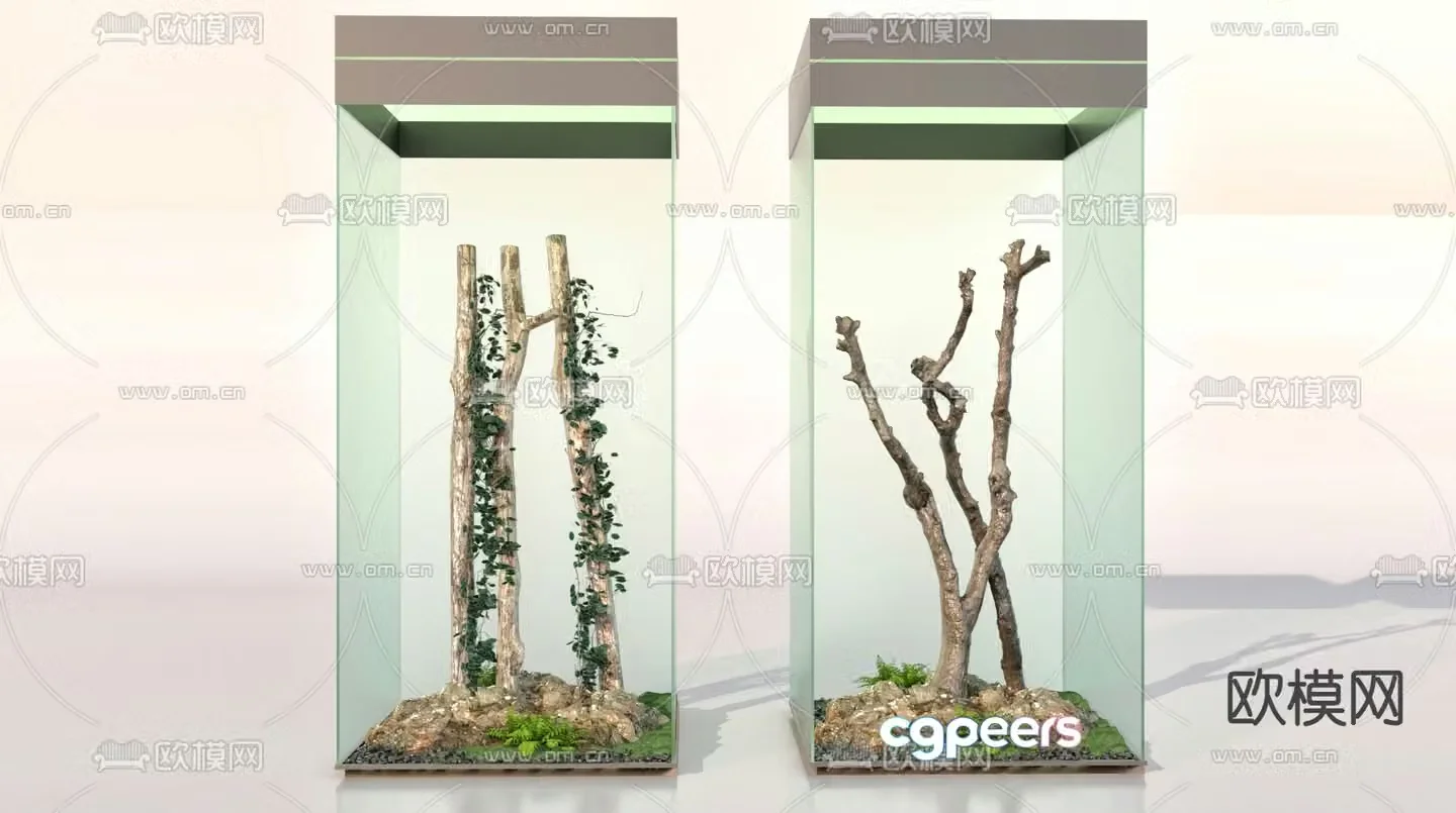 Landscape sketch dead branches dead wood dead wood 3d model