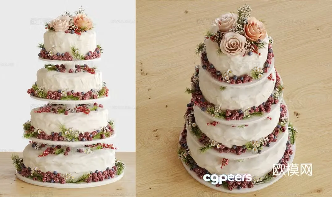 Birthday Cake 3d Model