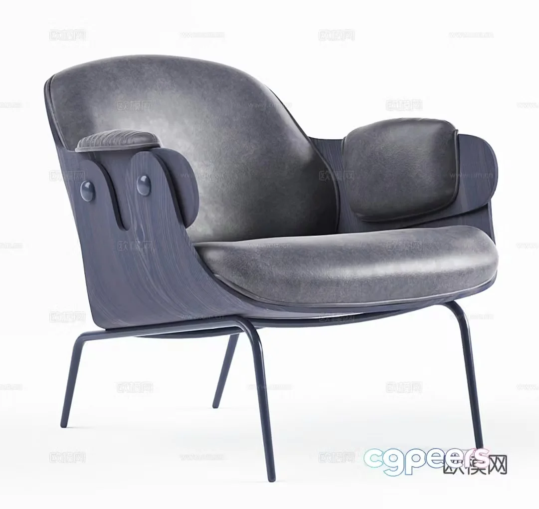 Leather leisure chair Leather leisure chair Leather single chair Leather single chair Outdoor leisure chair Outdoor 3d model