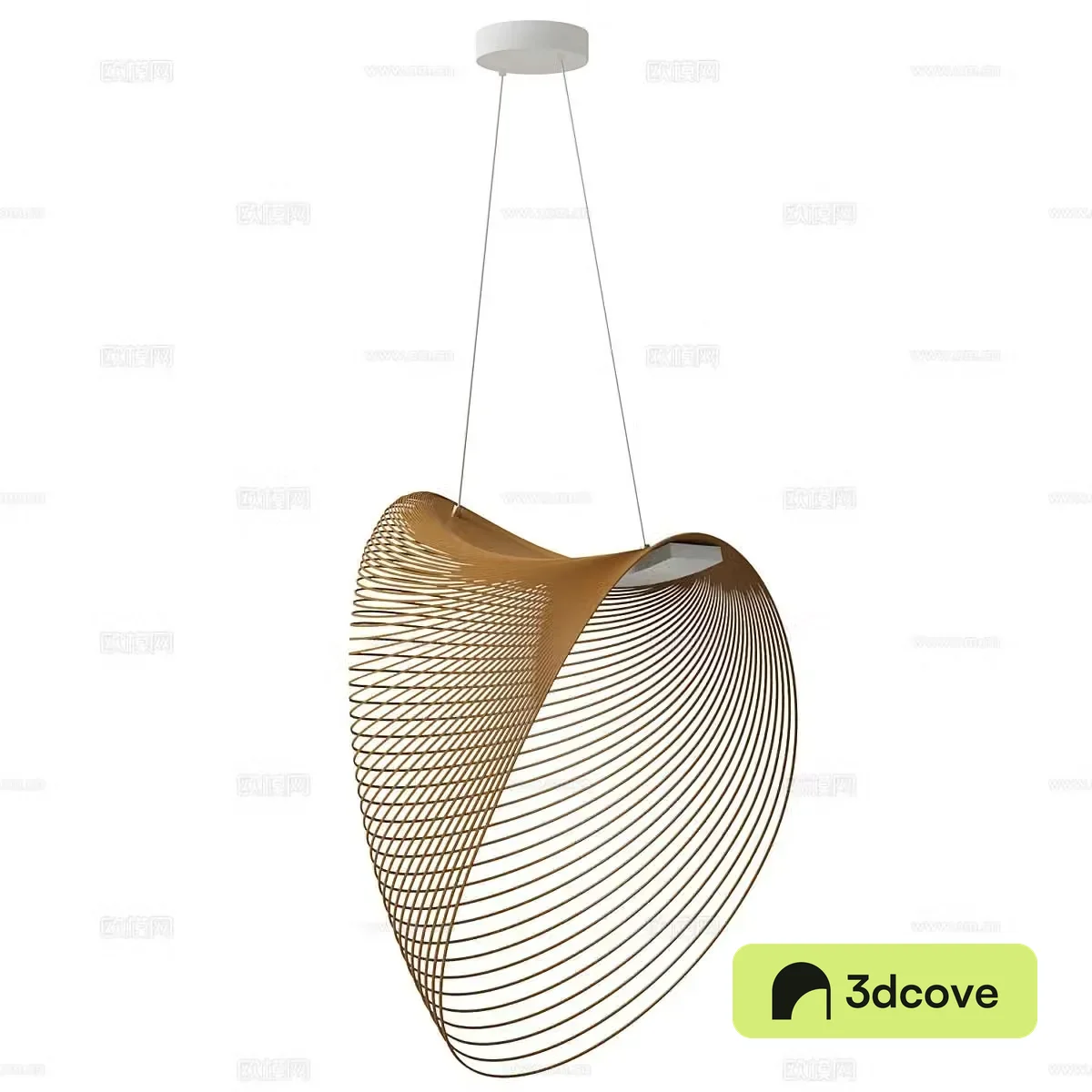 Simple chandelier rattan chandelier