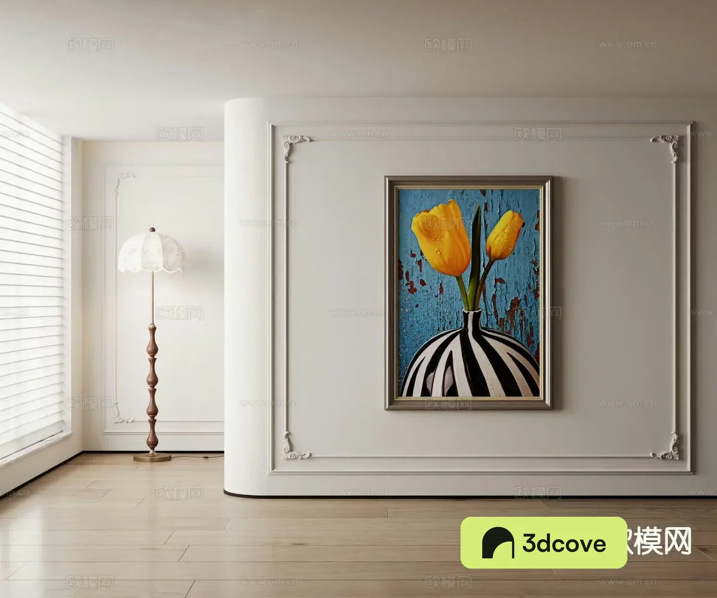 American oil painting flower painting decorative painting