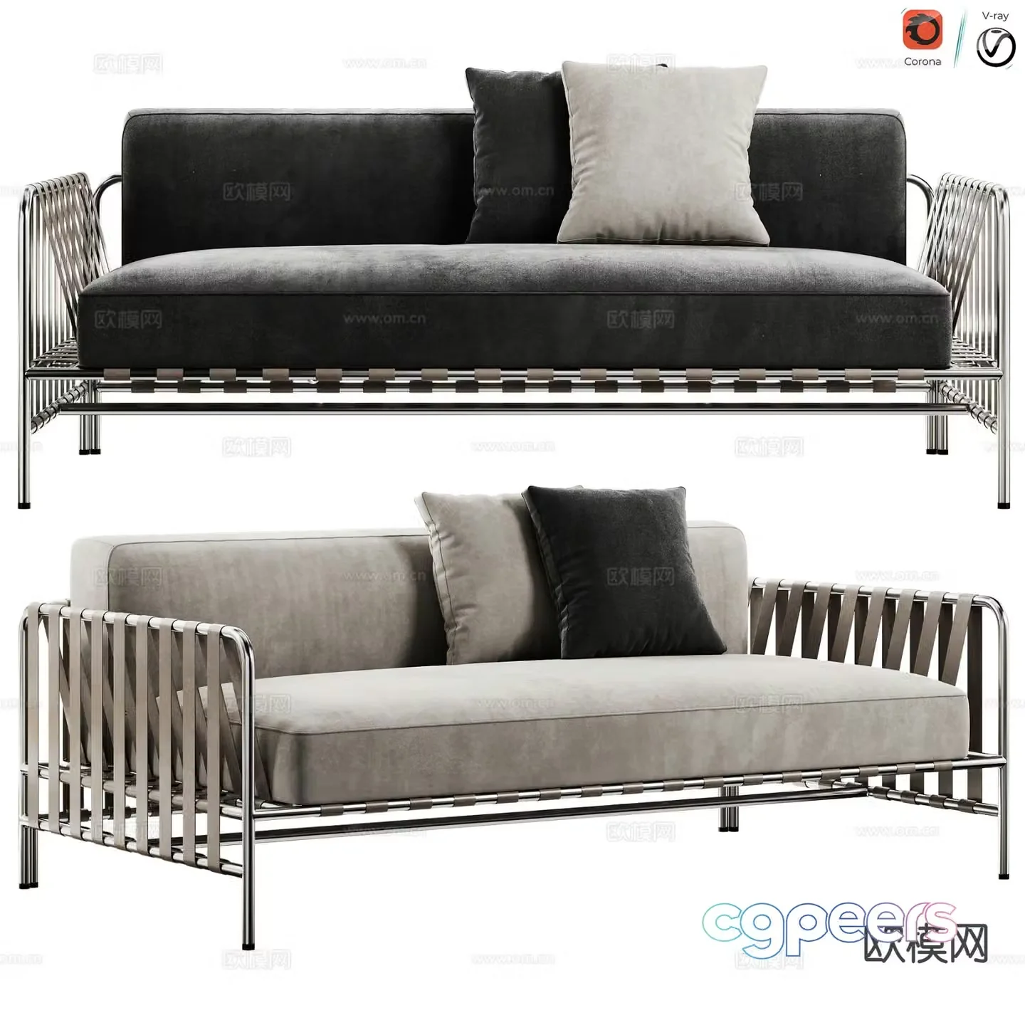 ONSEN Italian love sofa 3d model