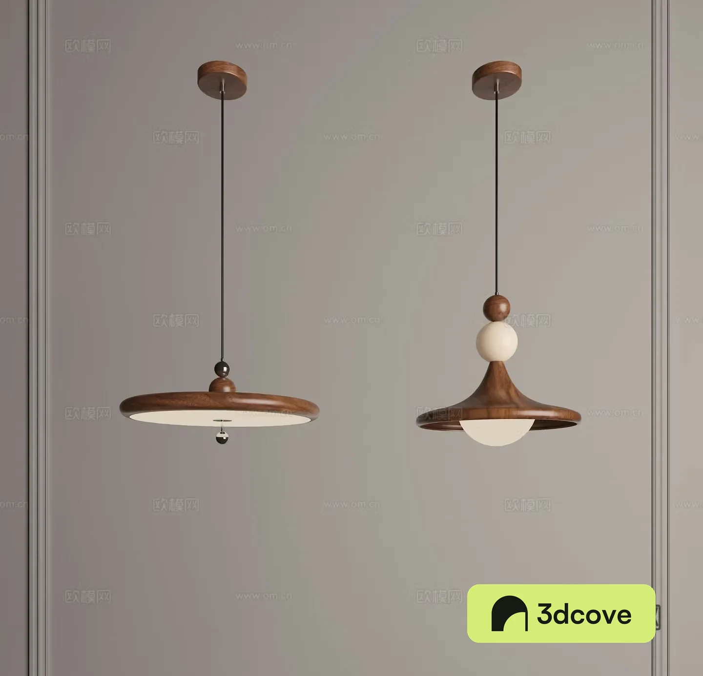 Decorative chandeliers Restaurant chandeliers Retro chandeliers UFO chandeliers Middle chandeliers Wasabi chandeliers 3D model
