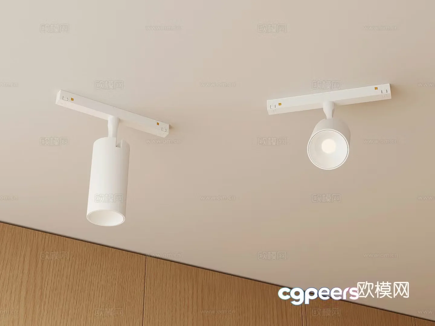 Spotlight Modern downlight spotlight 3d model