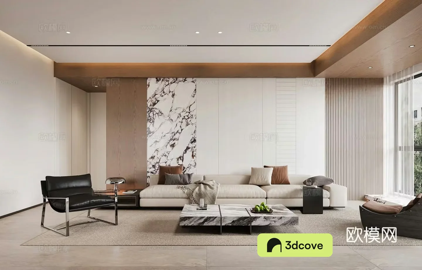 Modern living room combination sofa leisure chair light luxury modern living and dining room side table corner table