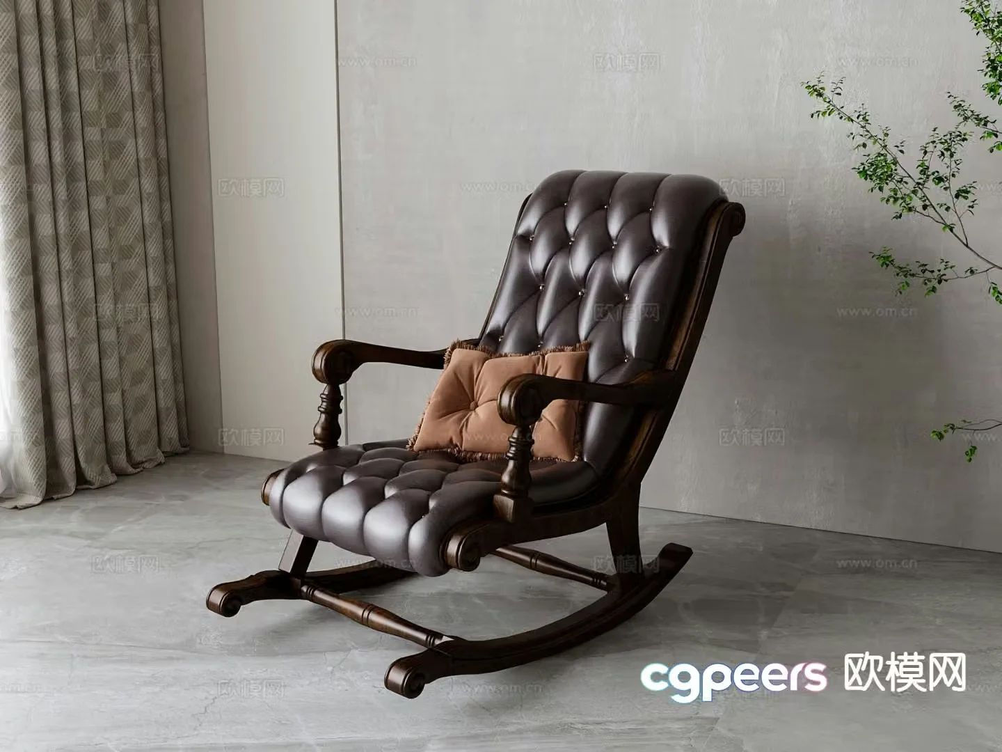 American Recliner Leisure Recliner 3D Model