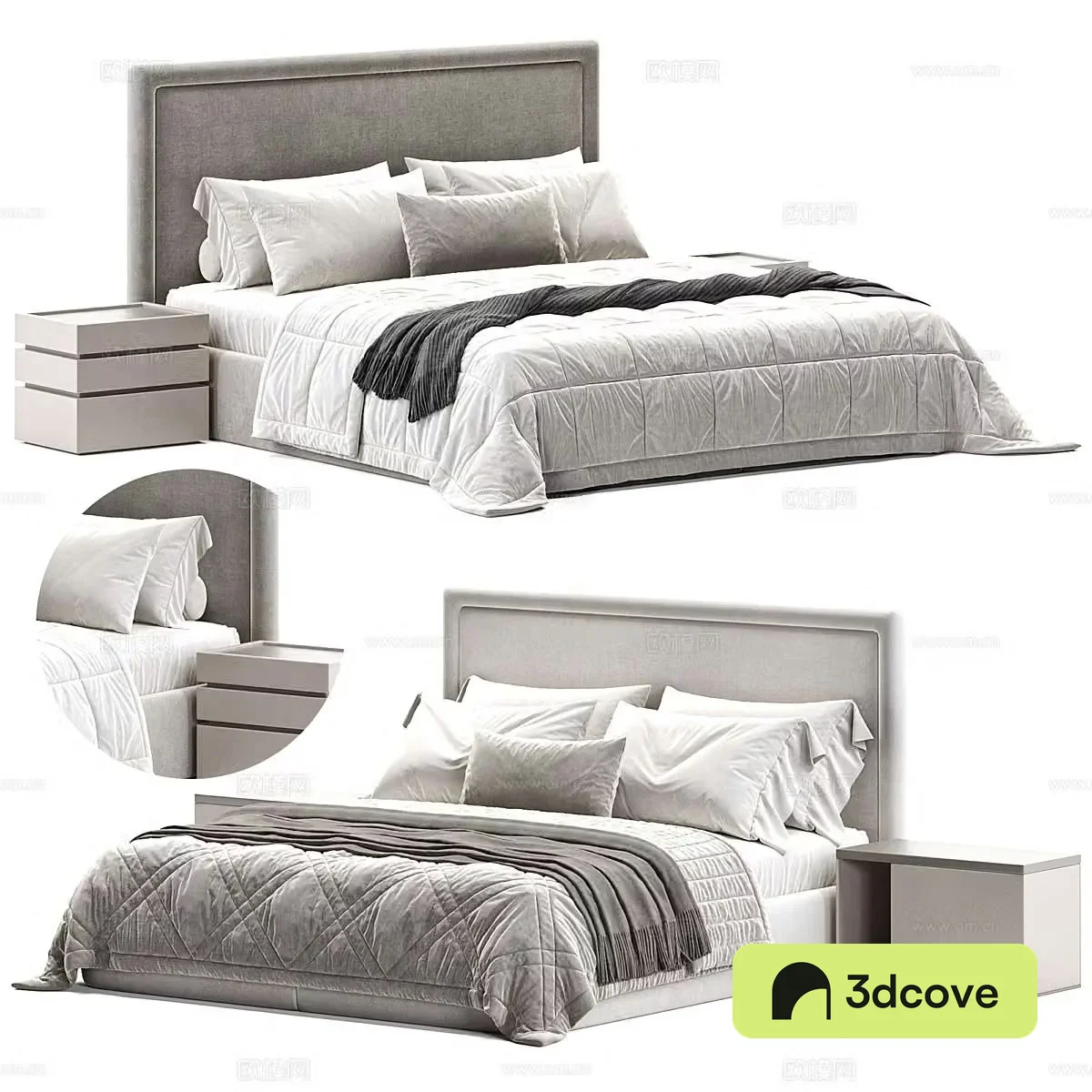 Italian double bed