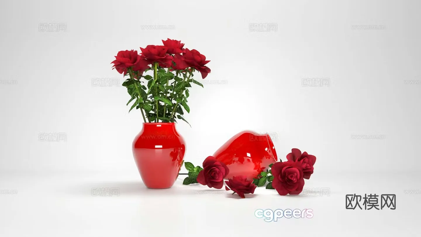 Green plants plant bonsai pot plants desktop ornaments flowers bonsai decorative ornaments green ivy 3d model