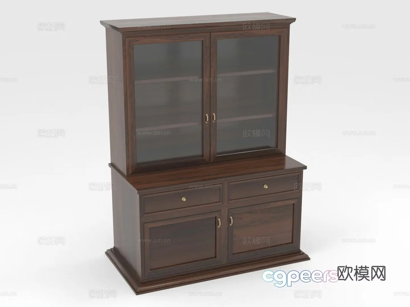Bookcase Cabinet Wooden Cabinet Display Cabinet Storage Cabinet 3D Model
