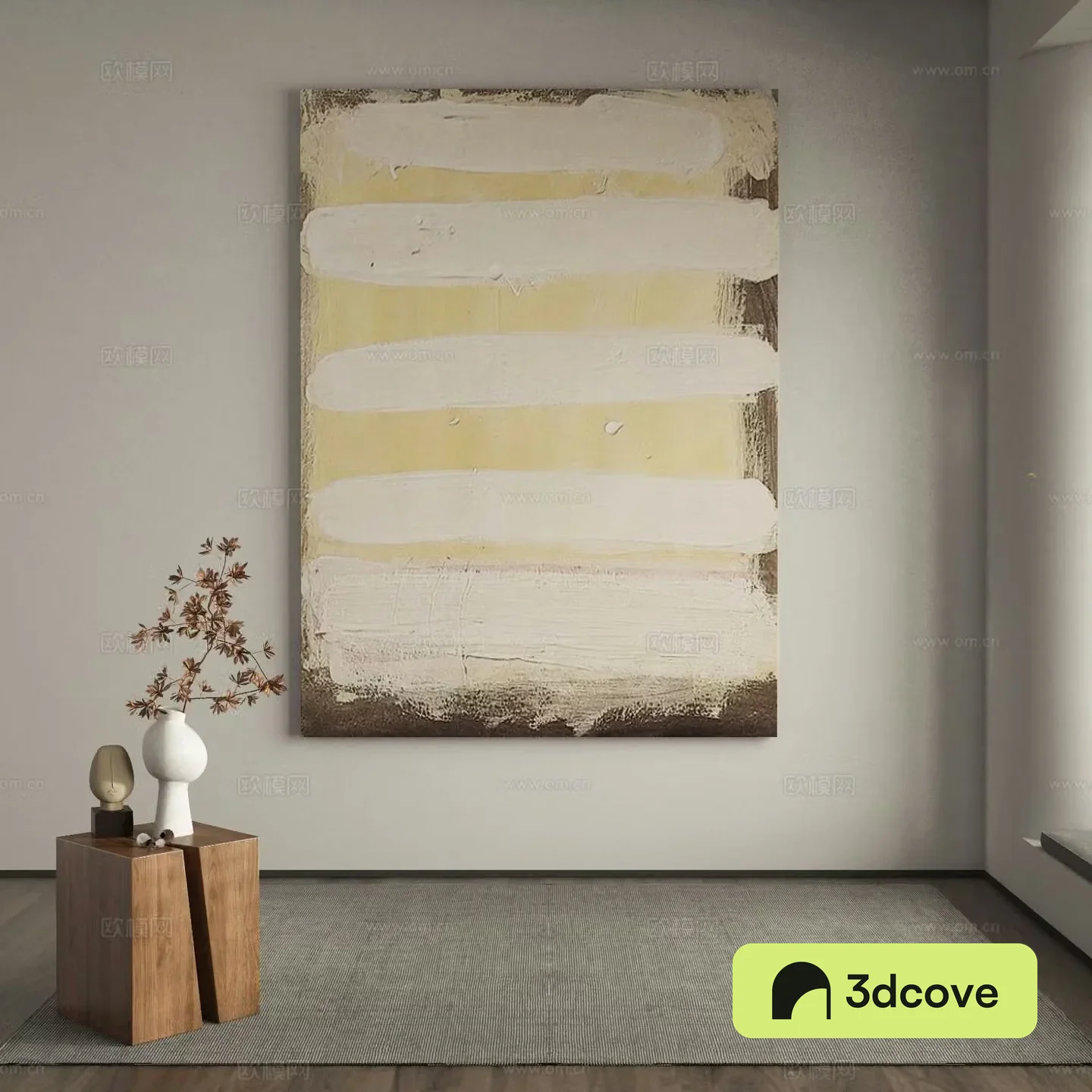 Modern texture painting decorative painting