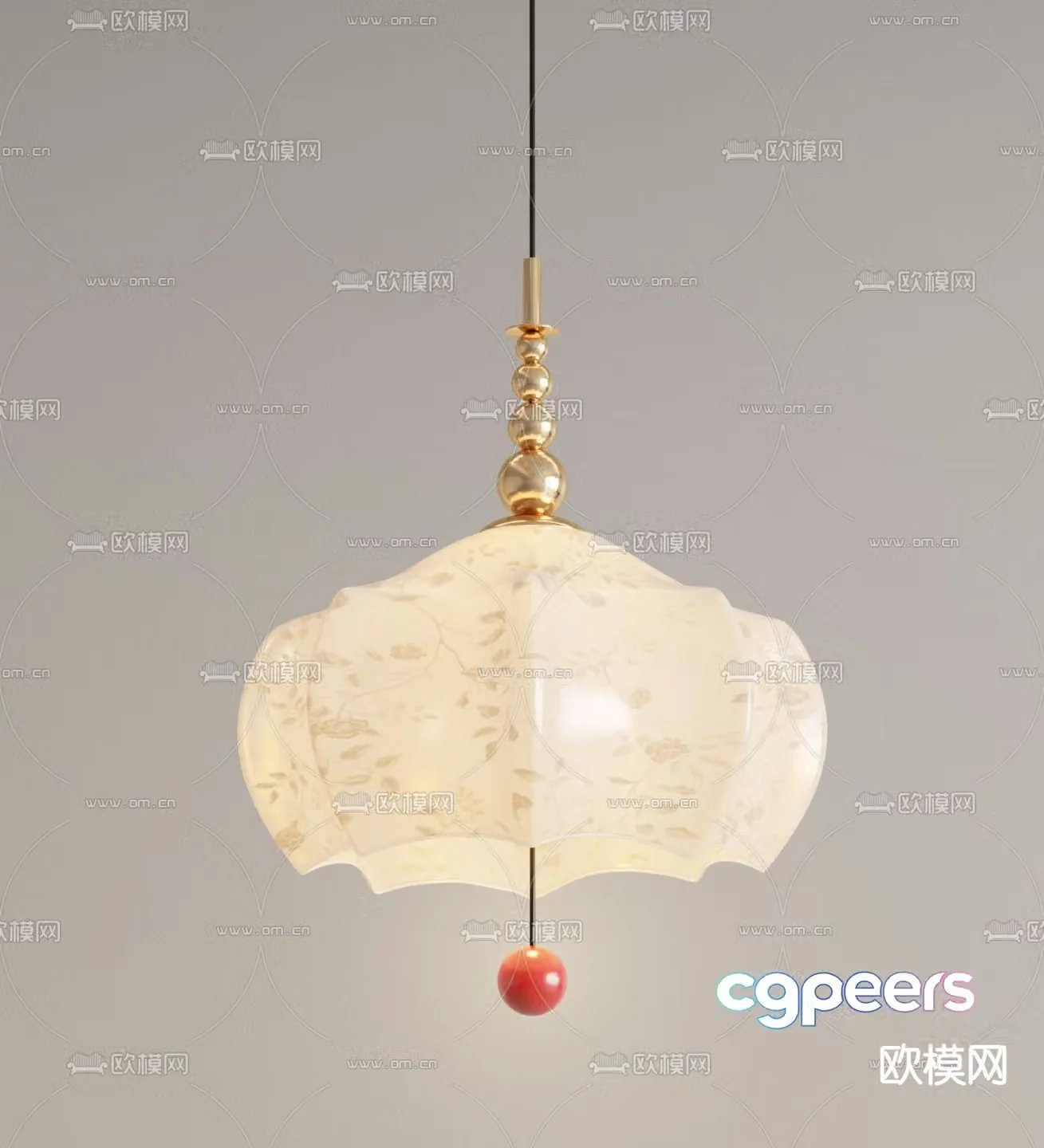 French chandelier dining room chandelier 3d model
