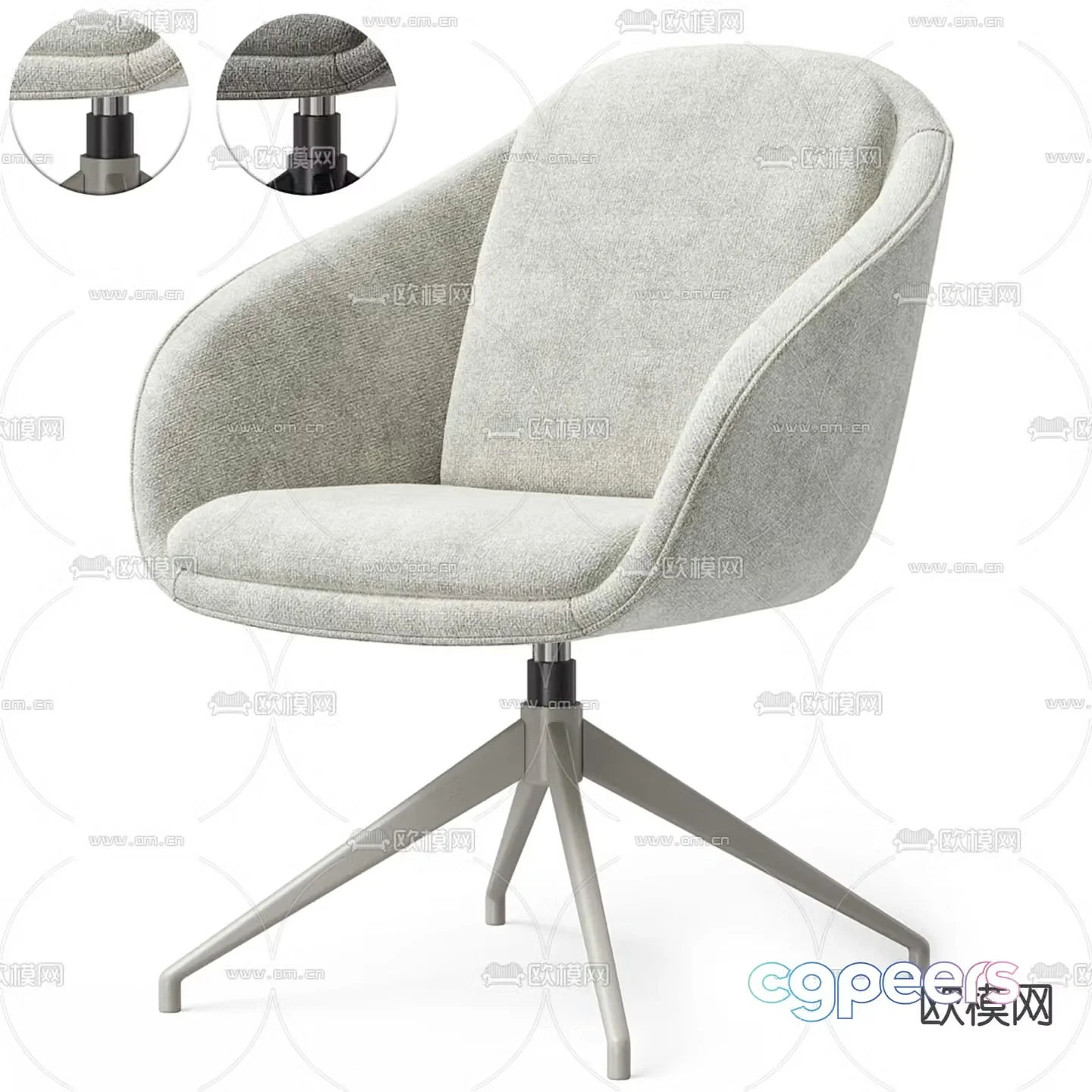 Office chair conference chair staff chair 3d model
