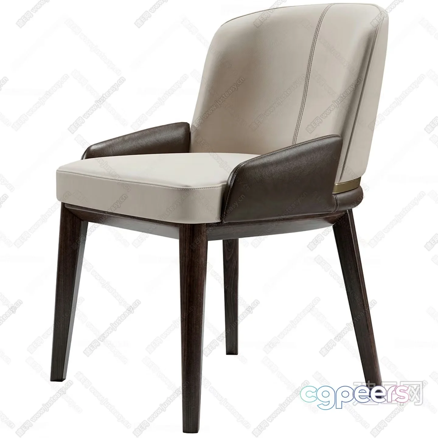 Wooden Office Chair 3D Model – 20025 – CORONA Render