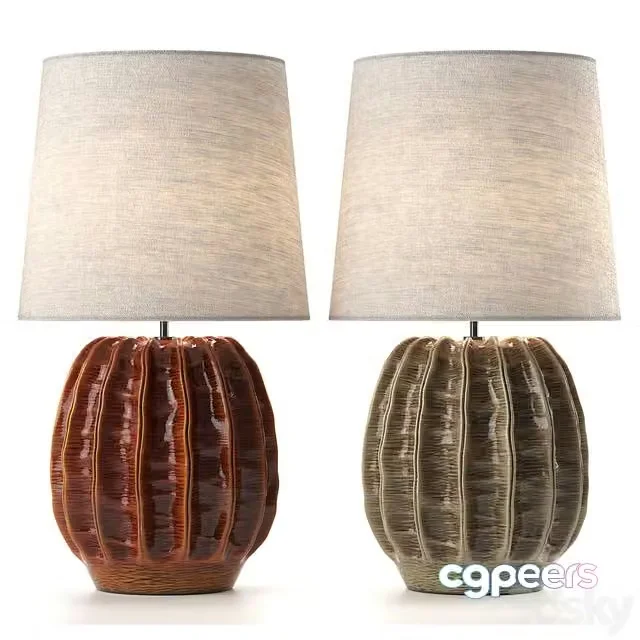 3ds Max Free – Porta Romana Finley Ceramic Lamp