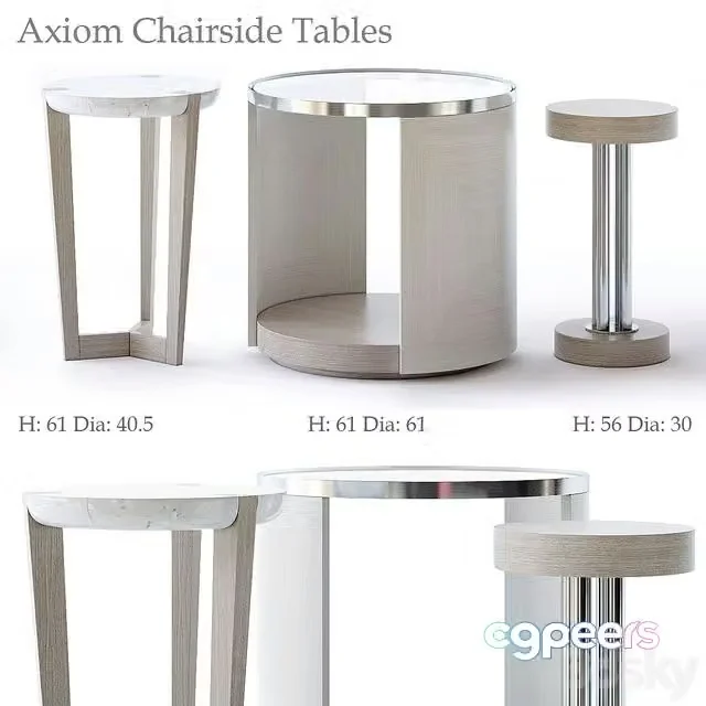 3ds Max Free – Bernhardt Axiom Chairside Table
