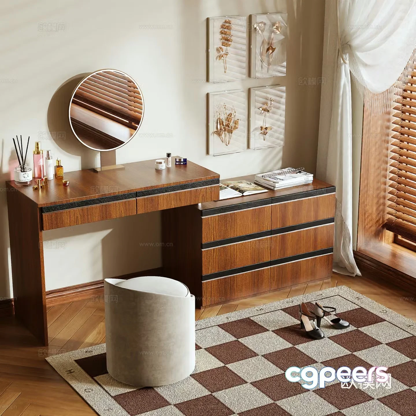 Dressing table 3d model