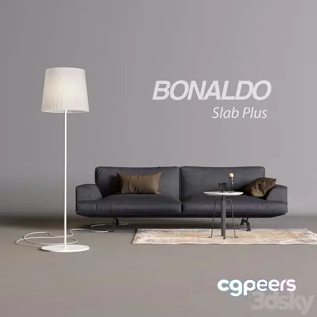 3ds Max Free – Bonaldo – Slab plus
