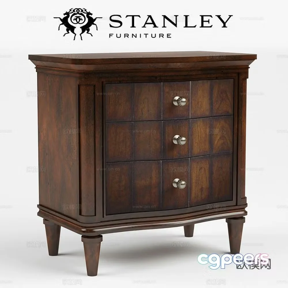 European sideboard 3D model