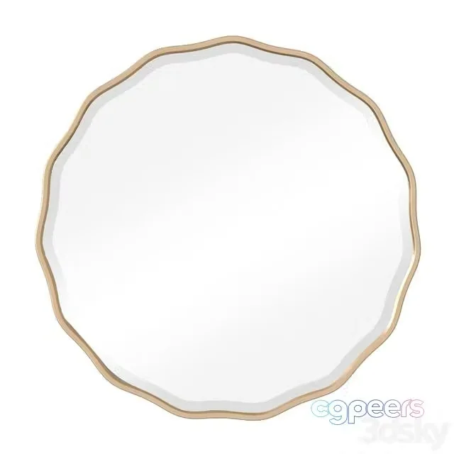3ds Max Free – Uttermost Aneta Round Mirror