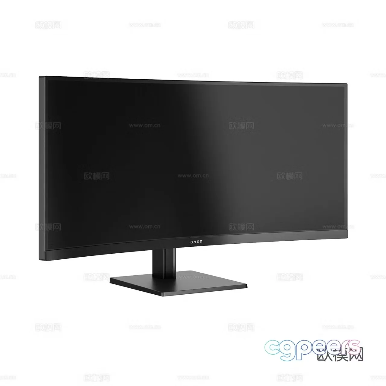HP Omen 34c Gaming Monitor Monitor Display Display 3D Model