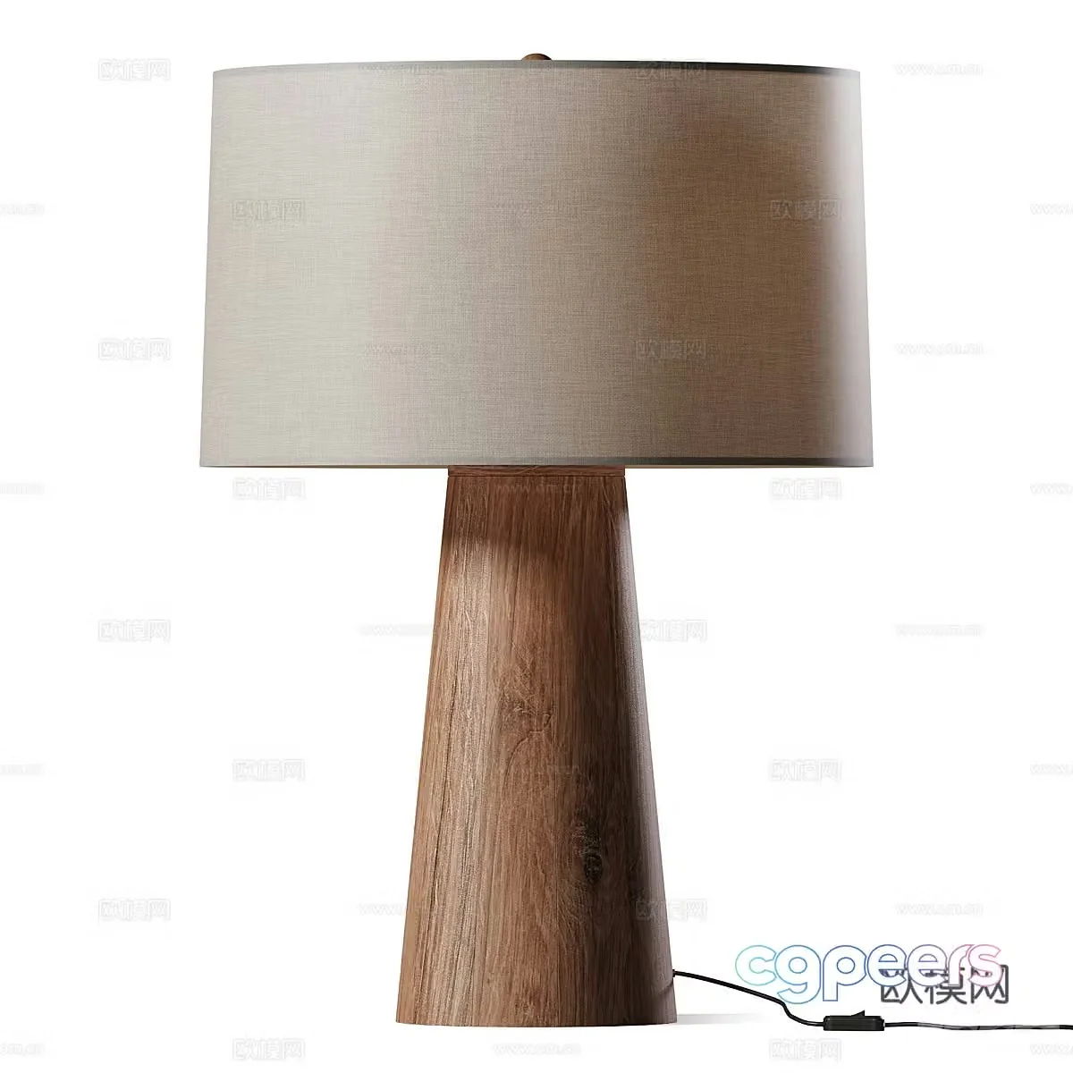 New Chinese desk lamp 3D model