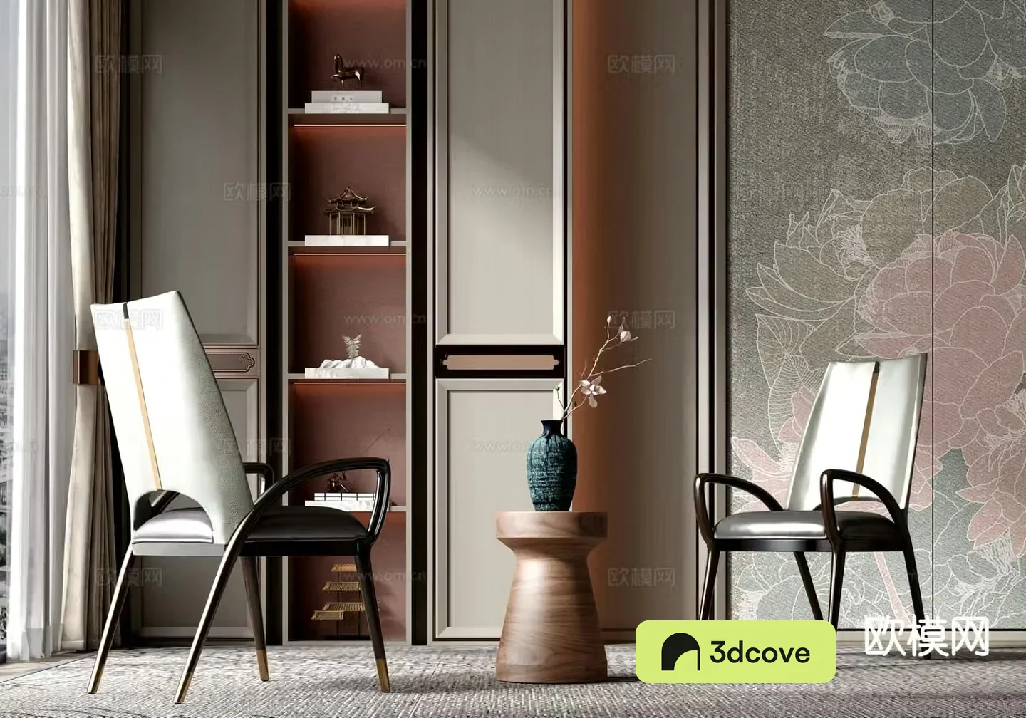 New Chinese style chair leisure chair
