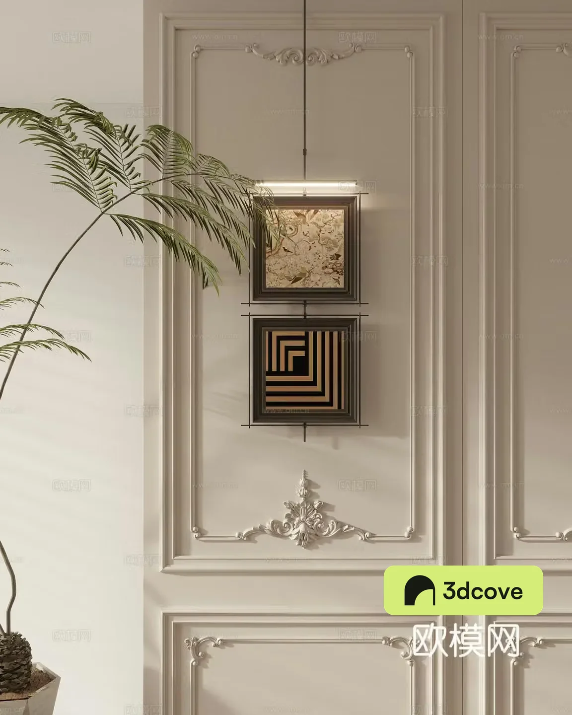 French hanging painting texture painting decorative painting