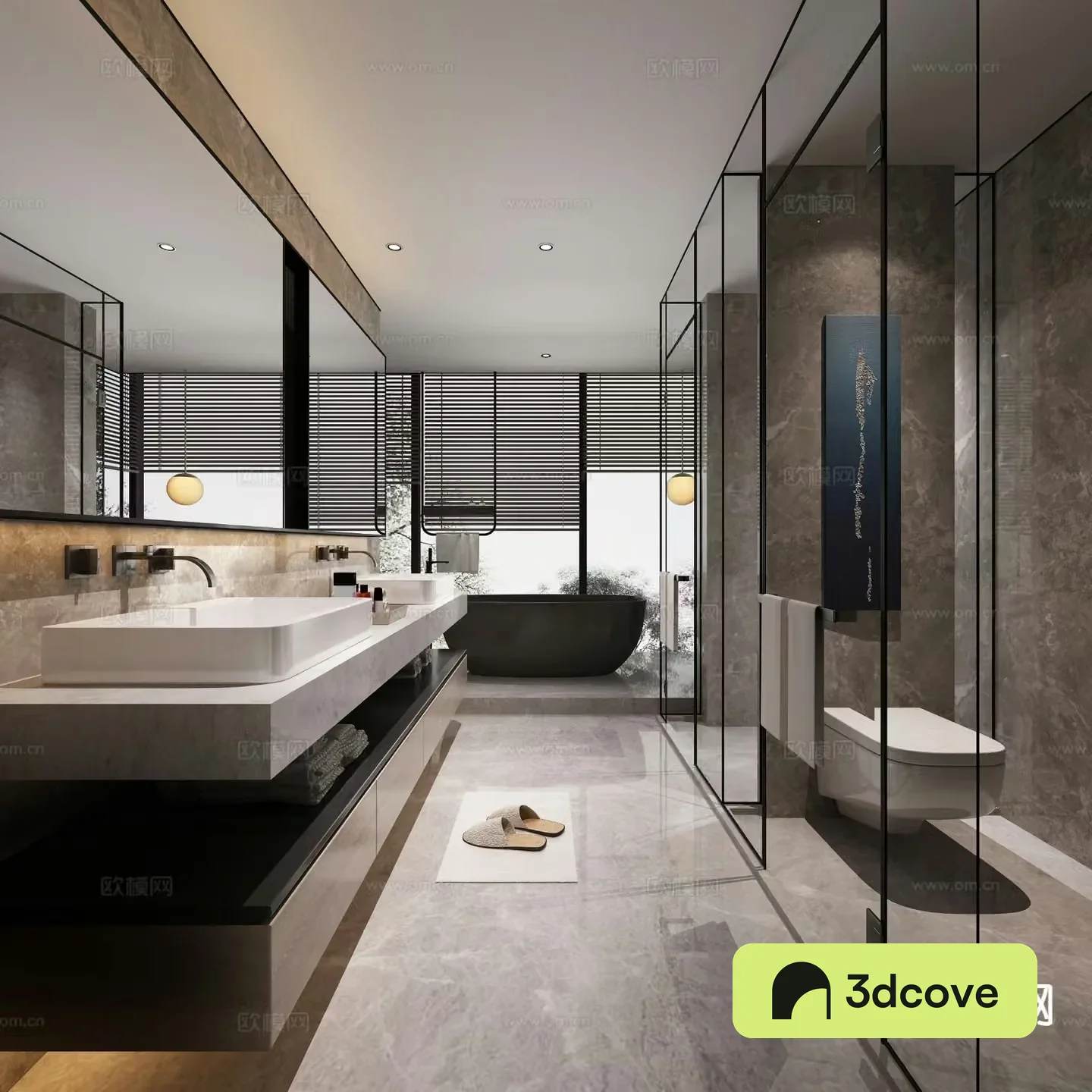Modern bathroom
