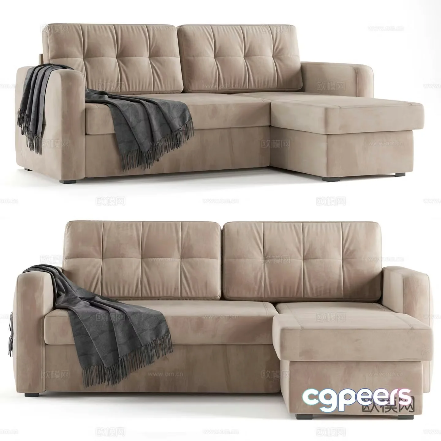 Corner sofa 3d model