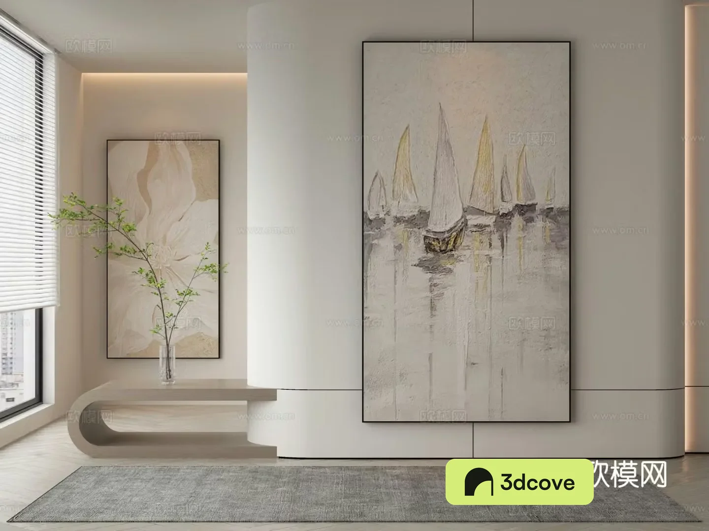 Modern decorative painting texture painting hanging painting