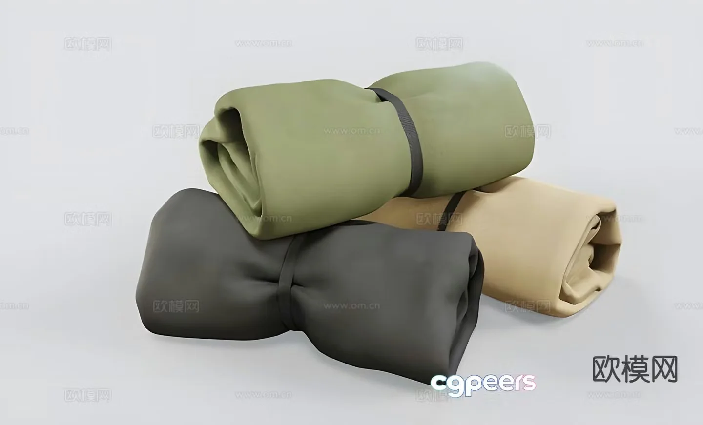 Roll cloth 3d model