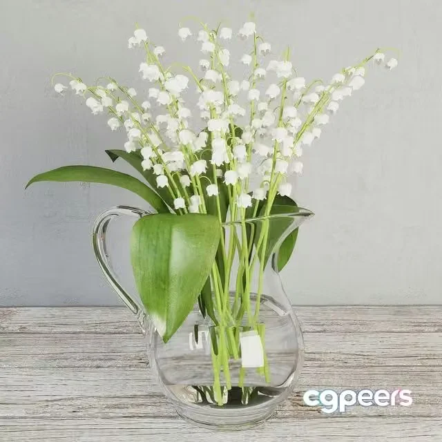 3ds Max Free – Lily of the valley (Lilies of the Valley)