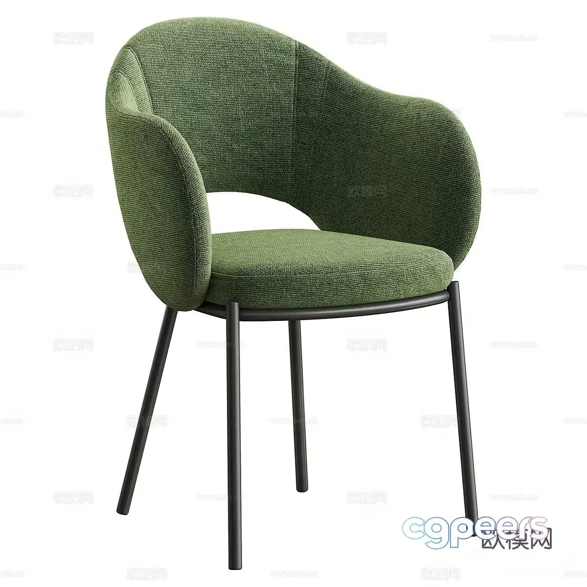 Single chair 3d model