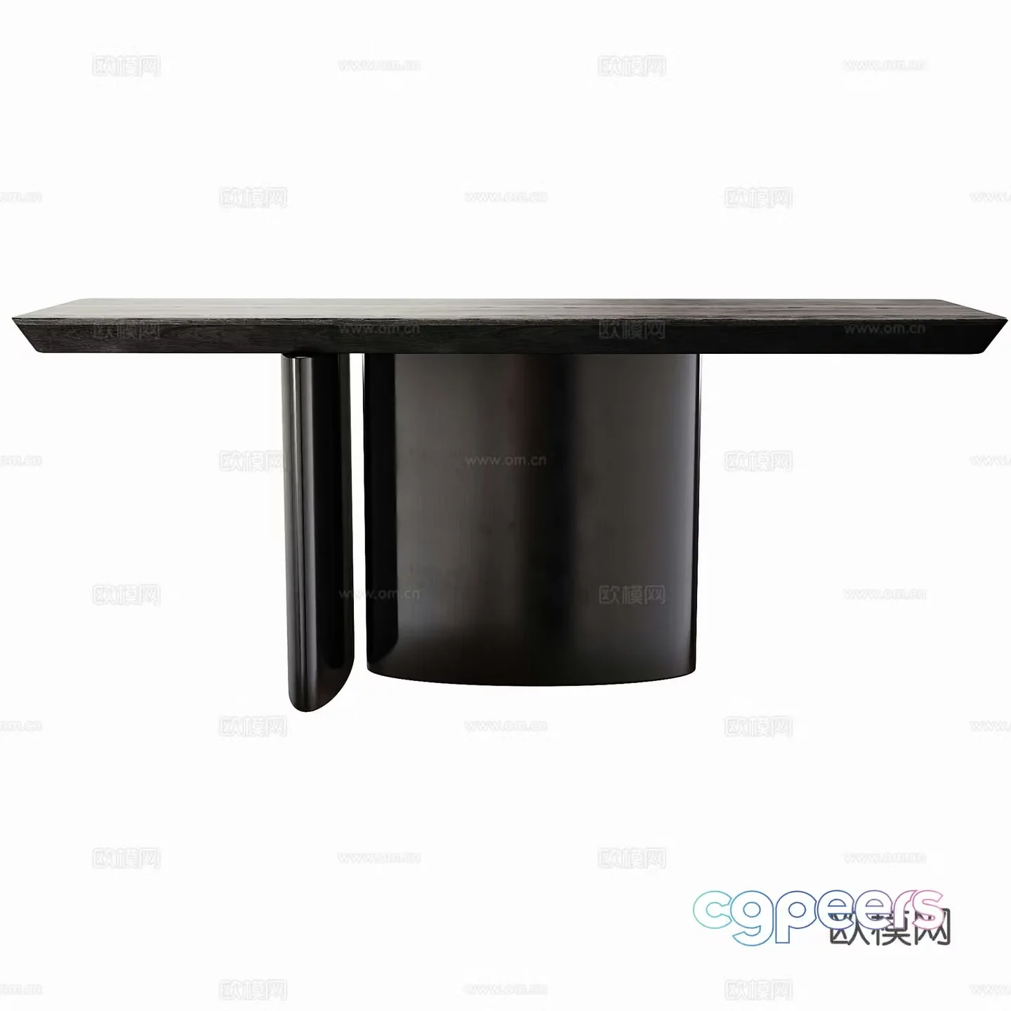 Modern living room entrance table table 3d model