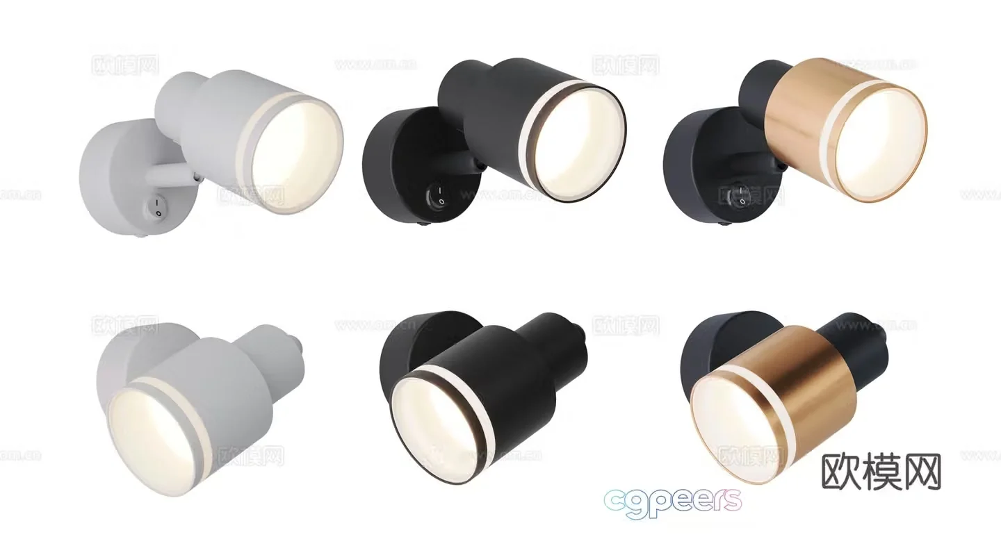 Spotlight Wall lamp 3d model