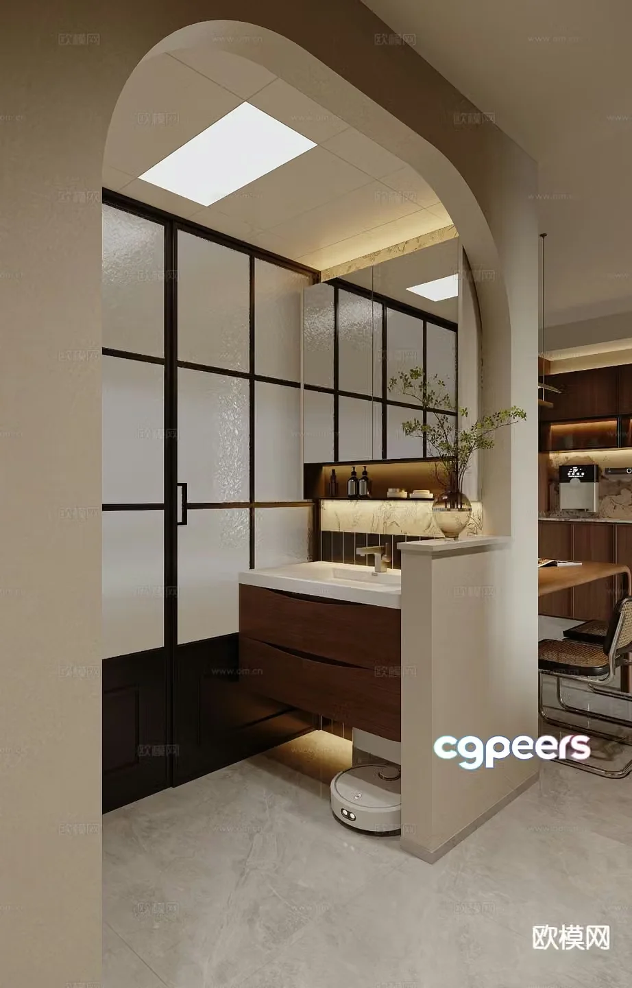 Wabiji restaurant 3d model