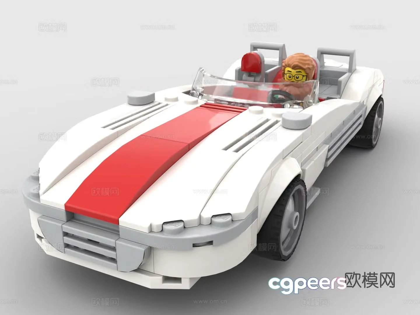LEGO LEGO toys roadster car vehicle supercar 3d model