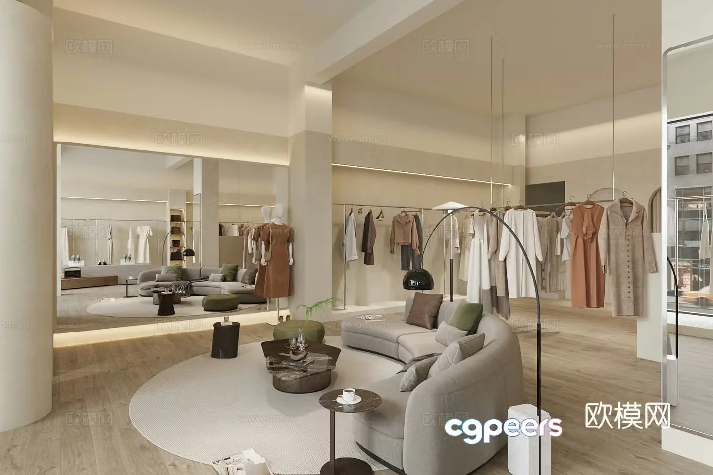 Wasabi Clothing Store Women’s Clothing Store 3D Model