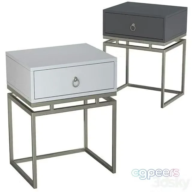 3ds Max Free – Steelmebel bedside table