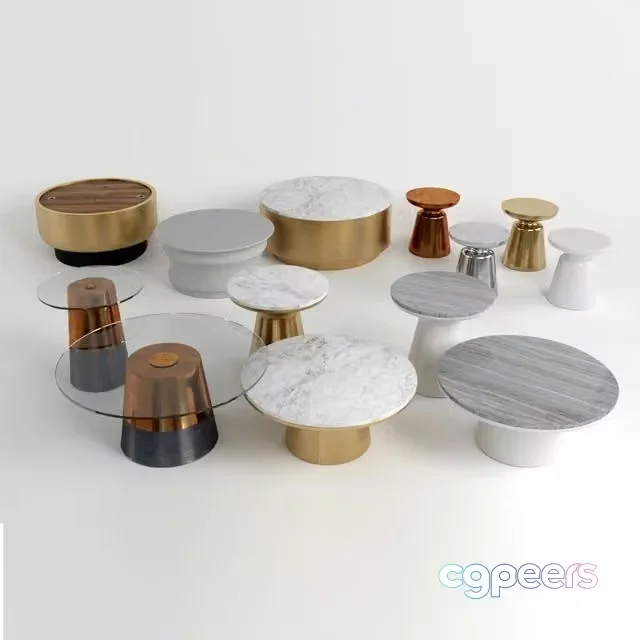 3ds Max Free – Tables West elm