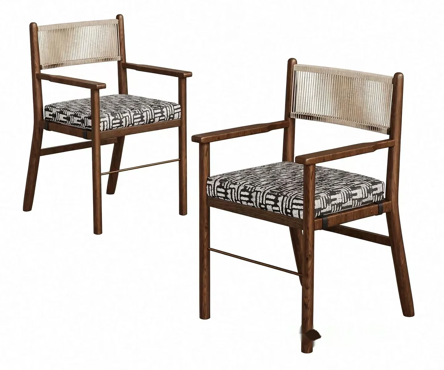 Wooden Armchairs 3D Model – 22879 – VRAY Render