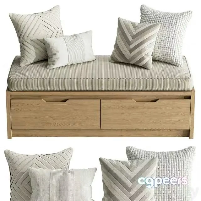 3ds Max Free – Seat Pillows Set 5