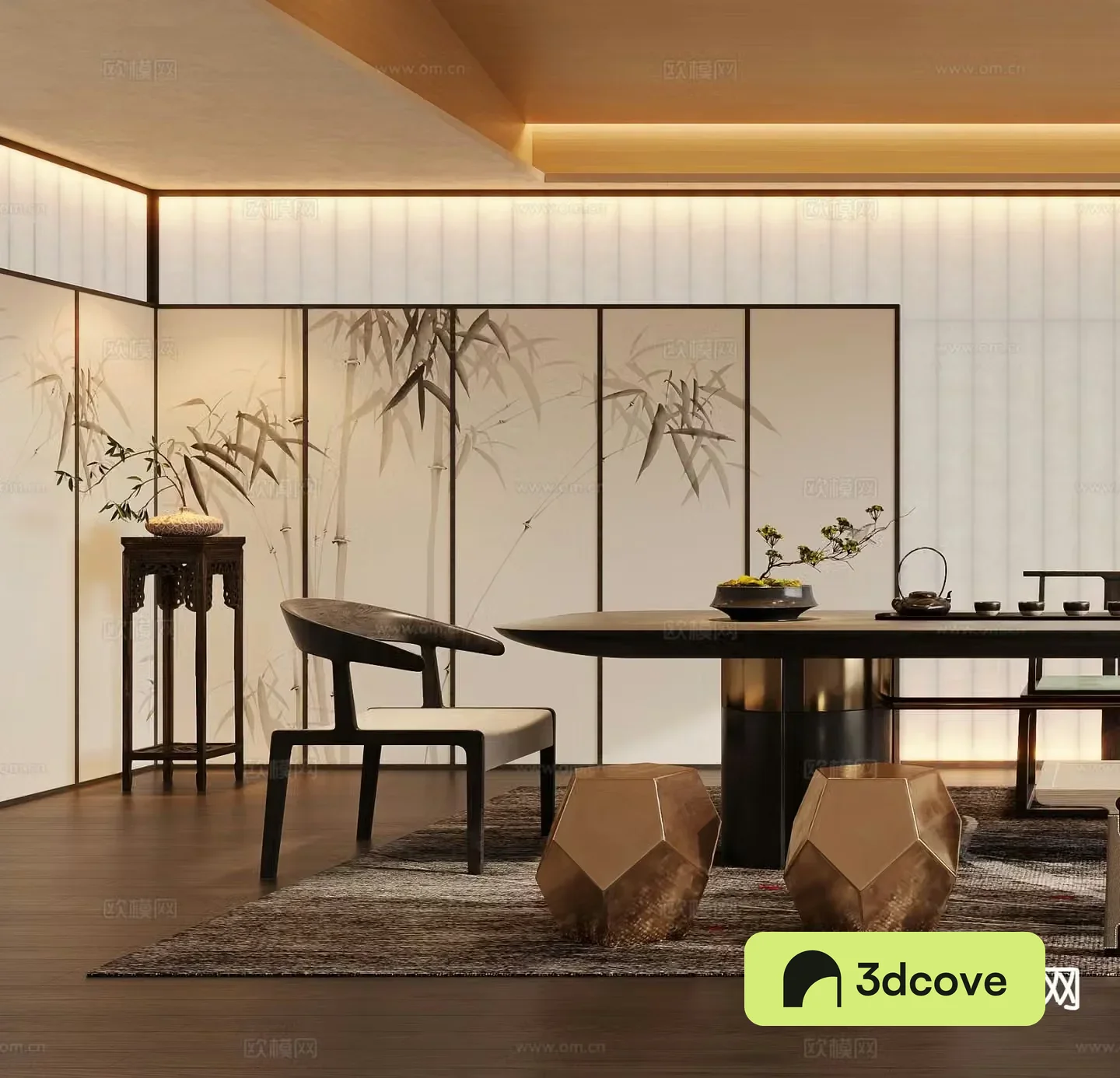 New Chinese tea room