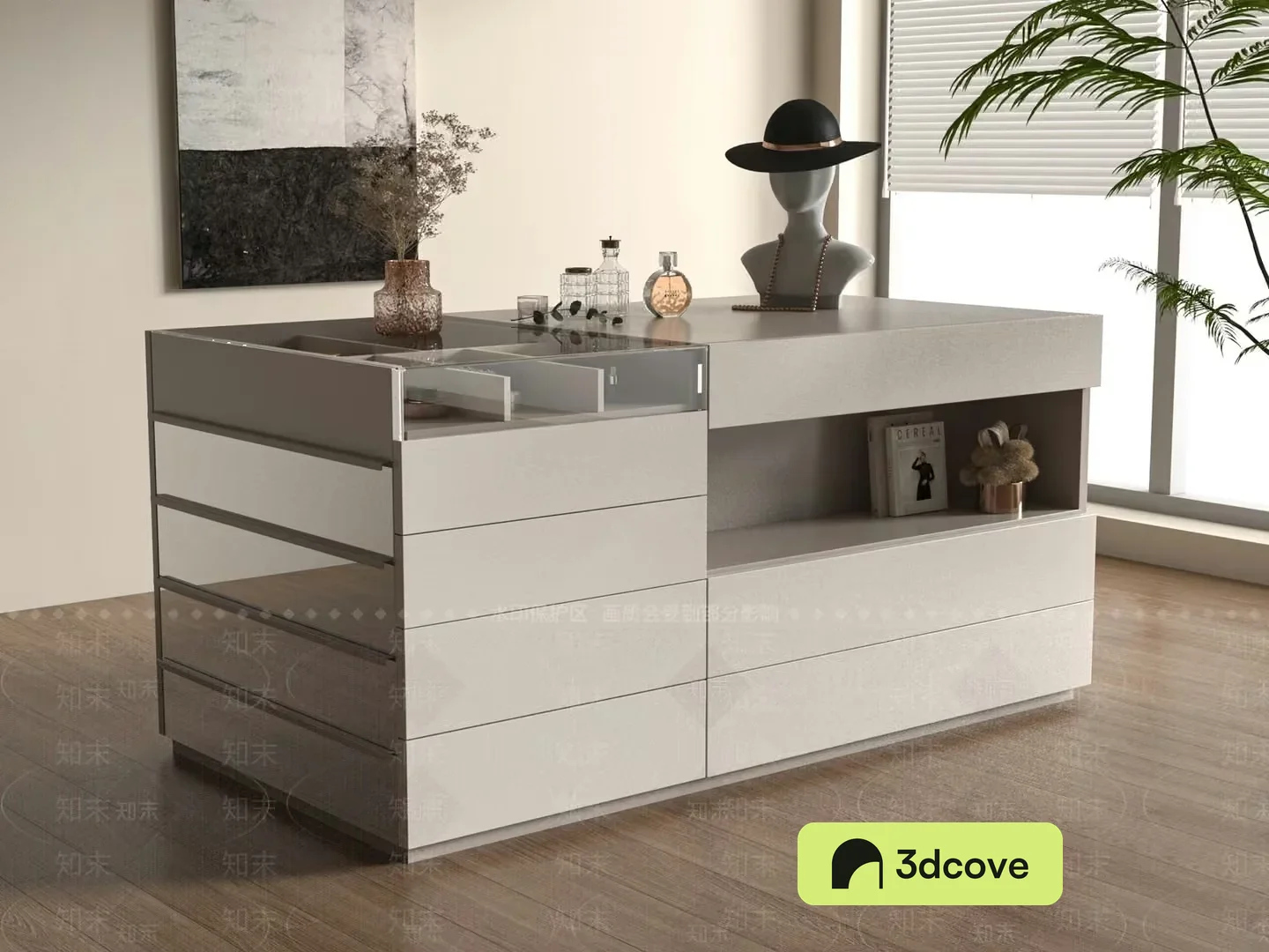 Modern Dresser With Drawers