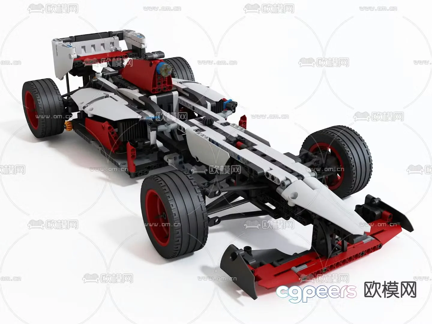 toy car racing 3d model