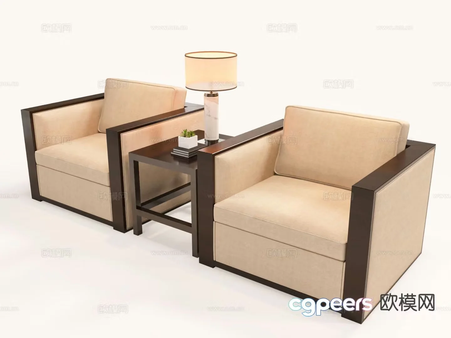 Office sofa VIP sofa 3d model