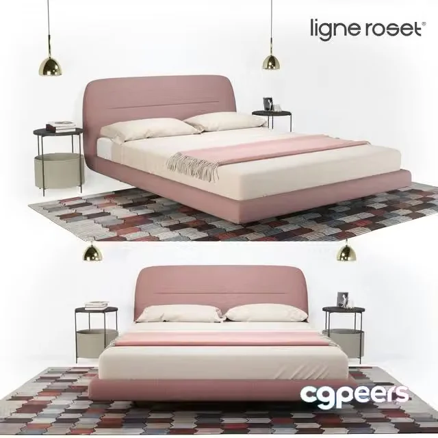 3ds Max Free – Bed Ligne Roset Ultime