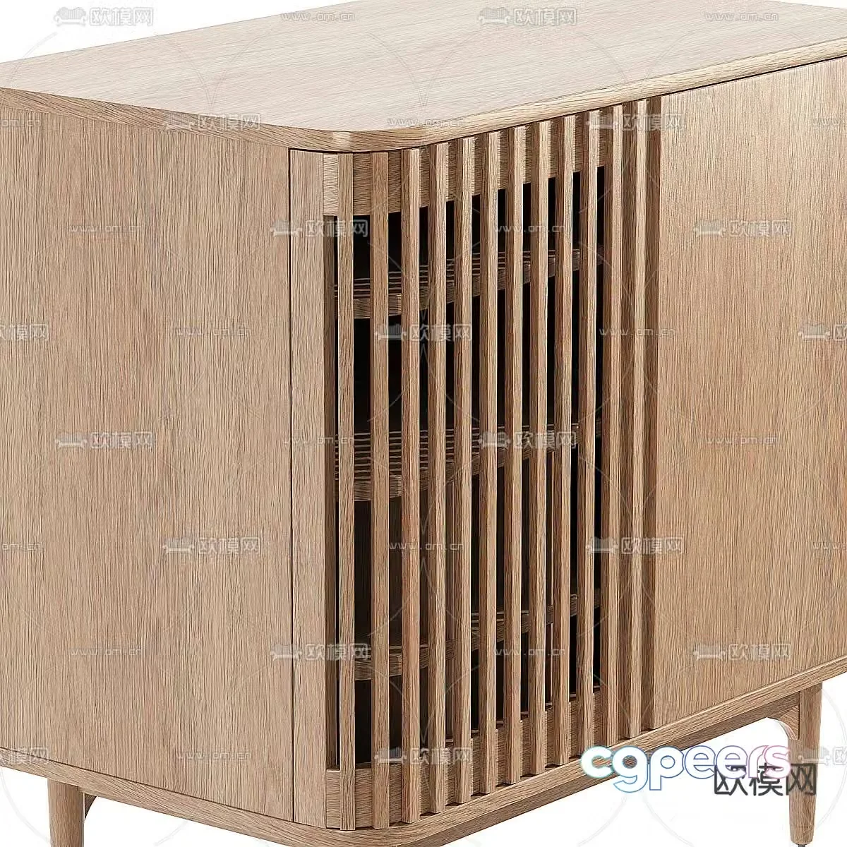 Cabinet bedside table 3d model